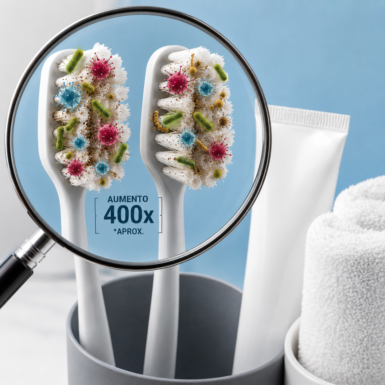Esterilizador y Desinfectante UV-C para Cepillos de Dientes