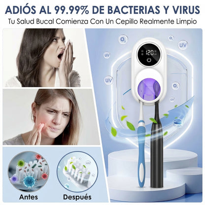 Esterilizador y Desinfectante UV-C para Cepillos de Dientes